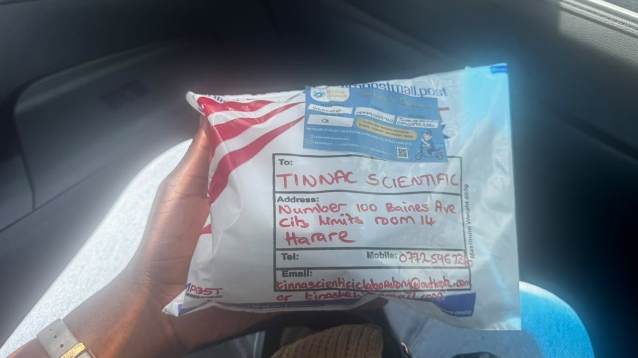 Customer package in transit